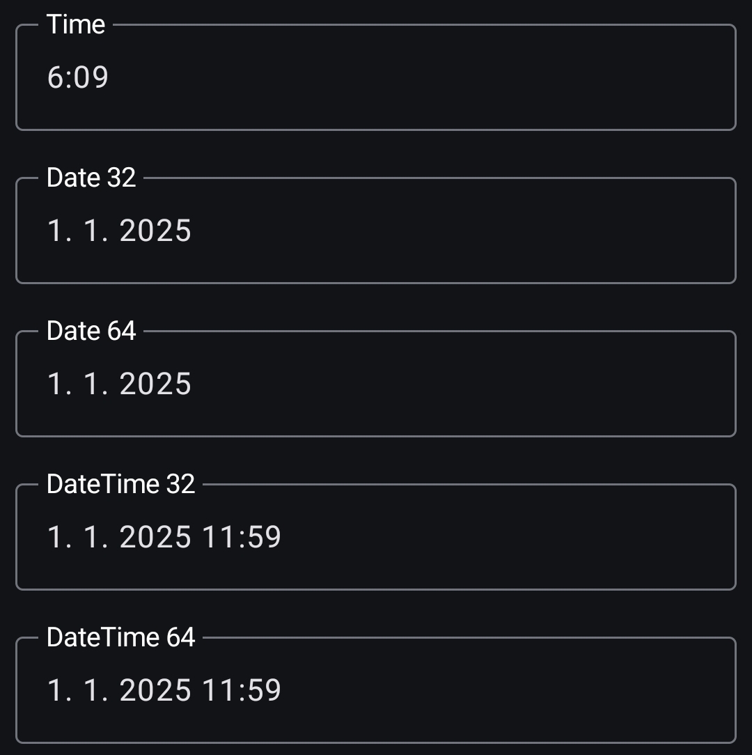 Date and Time