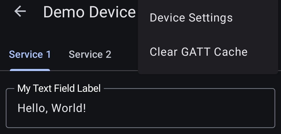 Device Menu