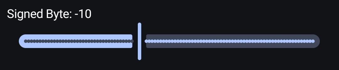 Signed Integer Slider