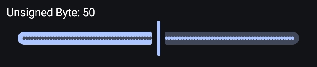 Unsigned Integer Slider